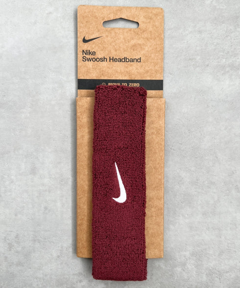 NIKE(ナイキ)/スウッシュ 刺繍 無地 ヘアバンド ヘッドバンド | IL4212003 | ワイン