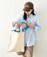 【NEWTRAL(ニュートラル)】/無地トート PC・A4収納 コットン100% エコバッグ/101 Basic Tote Bag Lサイズ | IM1262092 | ナチュラル