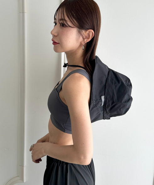 水着5点セットタンキニ上下レギンス長袖トップスショートパンツ 大人水着 UVカット セパレートトレーニングウェア 水陸両用 | MD2262053 | チャコールグレー