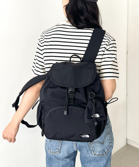 【】THE NORTH FACE(ザ・ノースフェイス)/巾着型 軽量 リュック バックパック/W'S BREEZE BACKPACK S | IM1262073 | ブラック