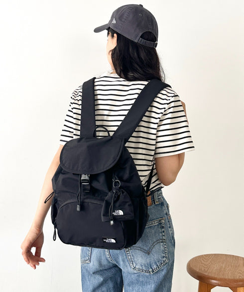 【】THE NORTH FACE(ザ・ノースフェイス)/巾着型 軽量 リュック バックパック/W'S BREEZE BACKPACK S | IM1262073 | ブラック