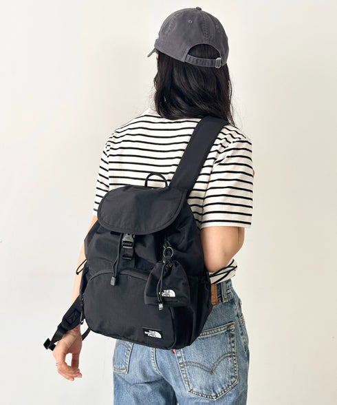 【】THE NORTH FACE(ザ・ノースフェイス)/巾着型 軽量 リュック バックパック/W'S BREEZE BACKPACK S | IM1262073 | ブラック