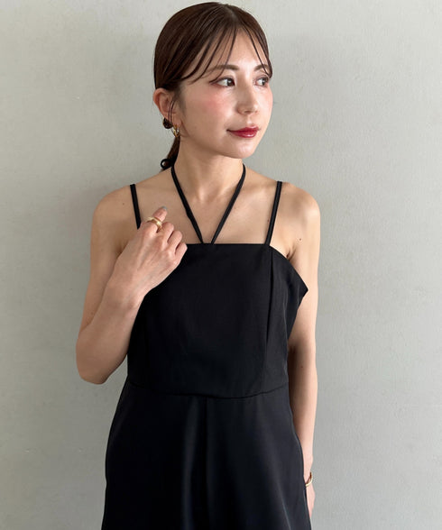 2点セットパンツドレス オールインワン＋ジャケット セットフォーマル パーティードレス 結婚式 お呼ばれ オケージョンドレス | MD2265053 | ブラック