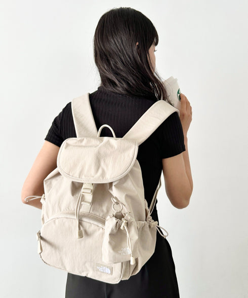 【】THE NORTH FACE(ザ・ノースフェイス)/巾着型 軽量 リュック バックパック/W'S BREEZE BACKPACK S | IM1262073 | サンドベージュ