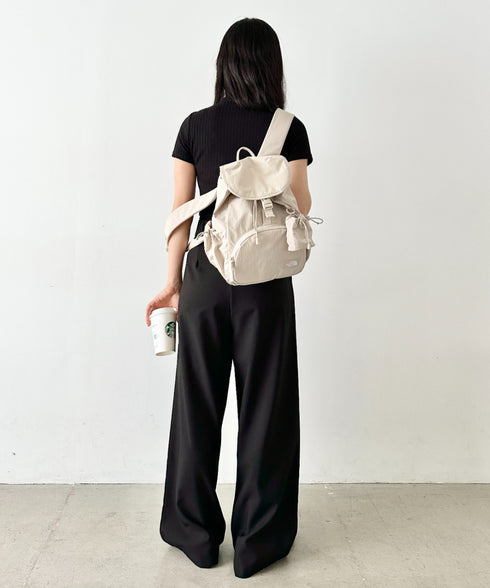 【】THE NORTH FACE(ザ・ノースフェイス)/巾着型 軽量 リュック バックパック/W'S BREEZE BACKPACK S | IM1262073 | サンドベージュ