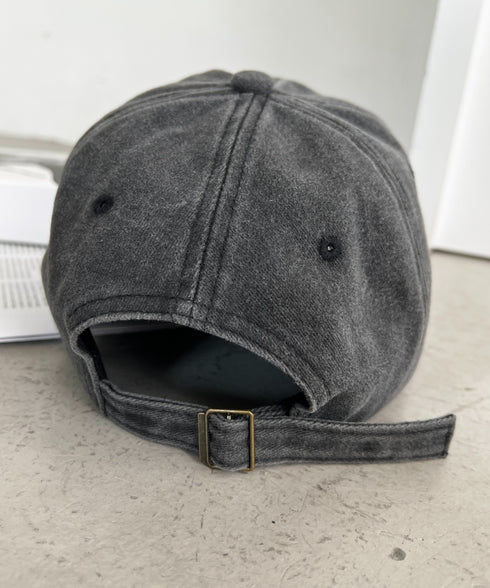 【ヴィンテージ加工・刺繍ロゴ】ウォッシュドベースボールキャップ ローキャップ | WR5265065 | ブラウン