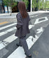 2点セットパンツドレス オールインワン＋ジャケット セットフォーマル パーティードレス 結婚式 お呼ばれ オケージョンドレス | MD2265053 | チャコールグレー