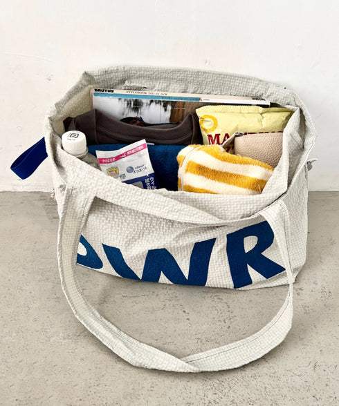 【A4収納可】ビッグロゴナイロントートバッグ ドローストリングバッグ | WR1265043 | イエロー