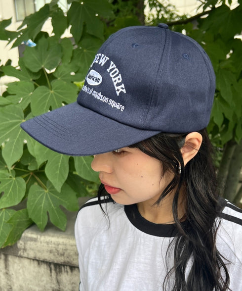 NEWYORKフロント刺繍ロゴキャップ | WR6233002 | ネイビー