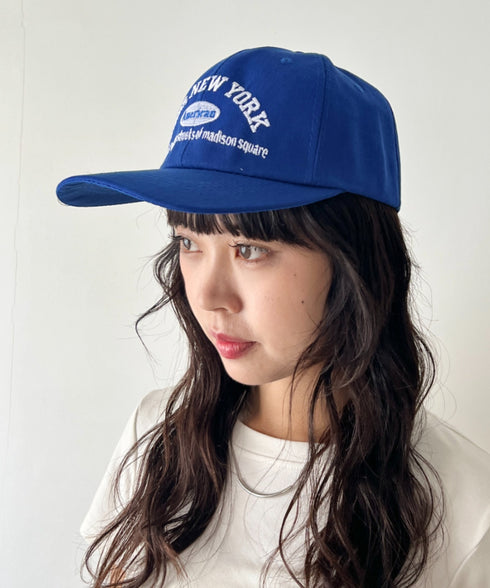 NEWYORKフロント刺繍ロゴキャップ | WR6233002 | ブルー